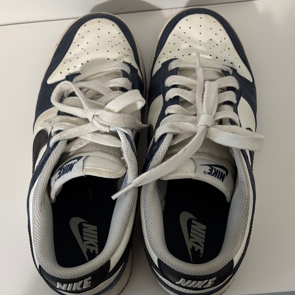 Nike Dunks Navy/White/Black Size 8